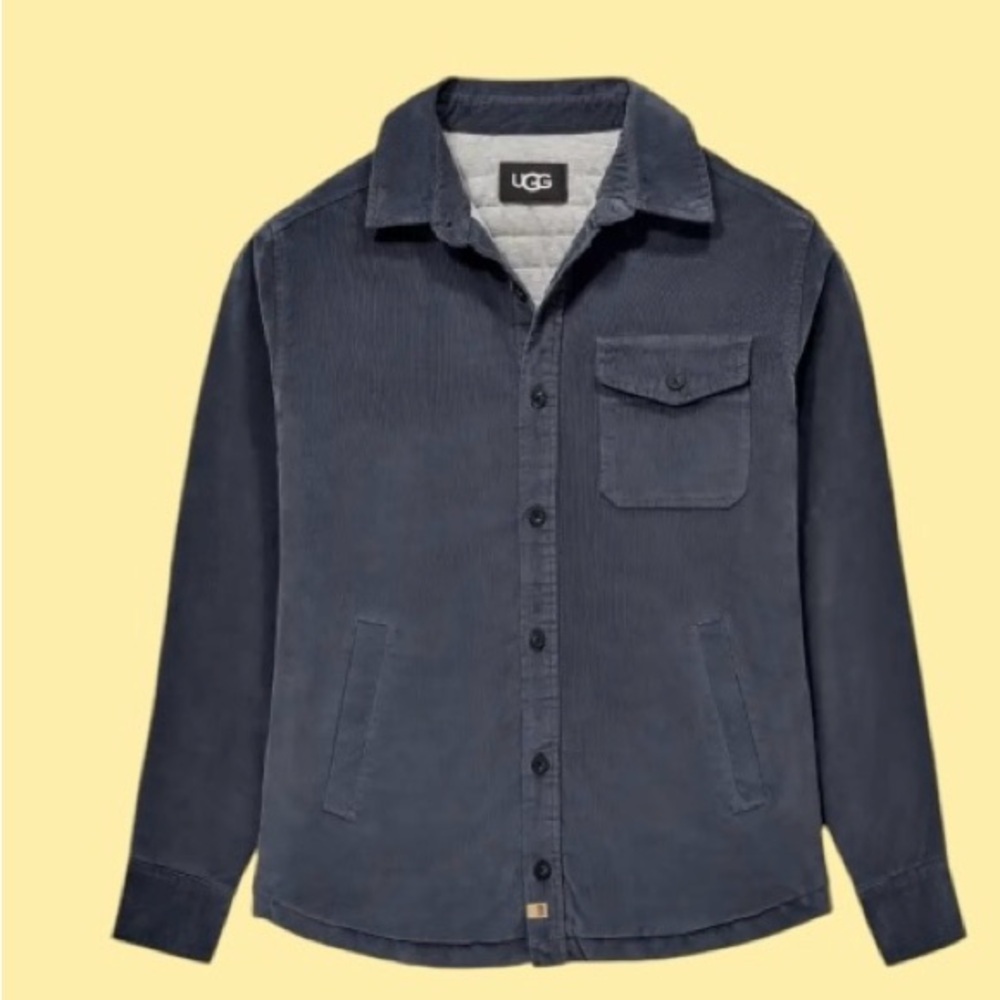 UGG-Theodore Shirt Jacket-Charcoal-NWT